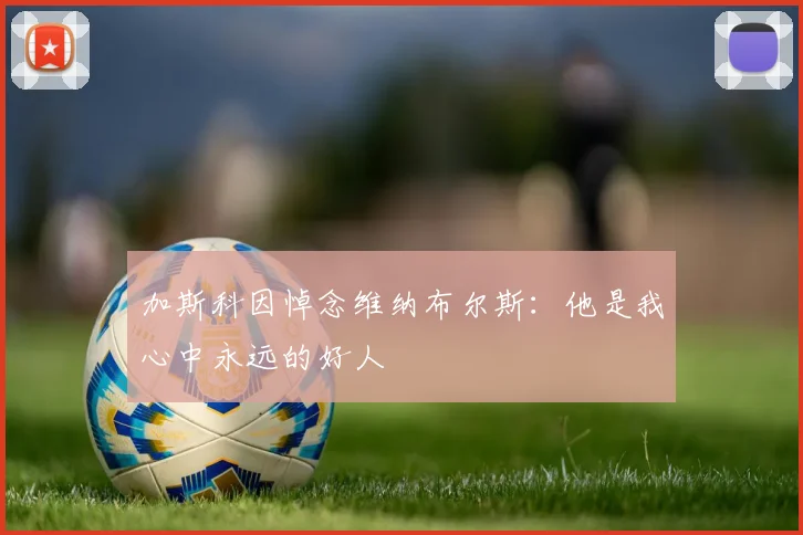 加斯科因悼念维纳布尔斯：他是我心中永远的好人