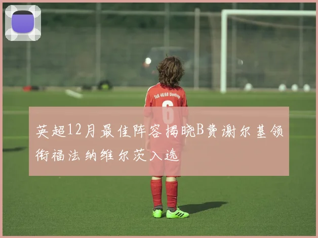 英超12月最佳阵容揭晓B费谢尔基领衔福法纳维尔茨入选